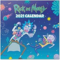 Los mejores  - ERIK - Calendario de pared 2021 Rick &amp- Morty- 30x30 cm- Producto Oficial (Incluye póster de regalo)
